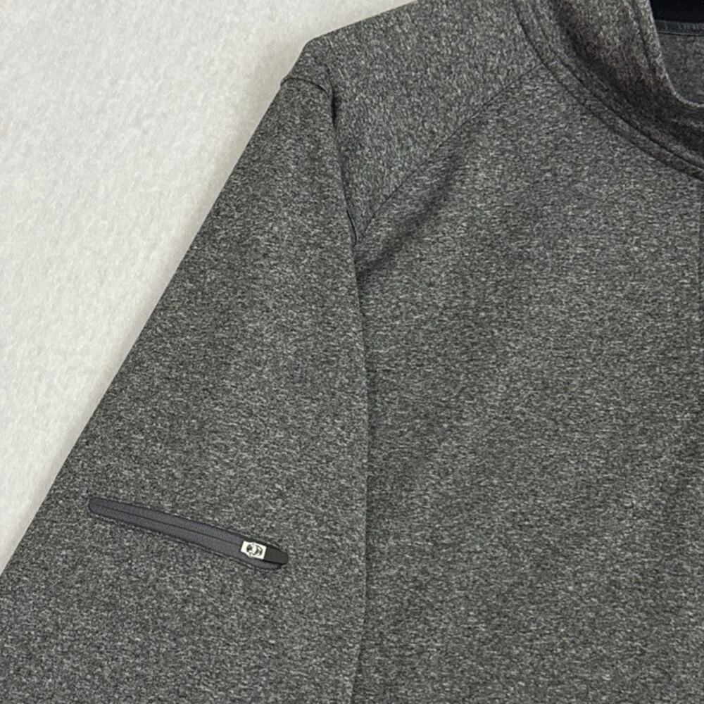 UNRL Elite Quarter Zip Pullover Mens 3XL Gray Heather Performance Stretch Golf - Picture 7 of 14